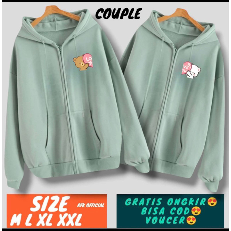 sweater couple / hoodie couple / switer couple pasangan 2 pcs / hoodie couple pasangan 2 / jaket cou