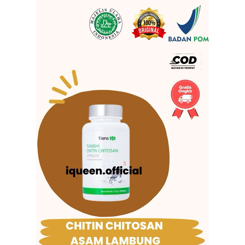 Tianshi Chitin Chitosan Capules Asam Lambung