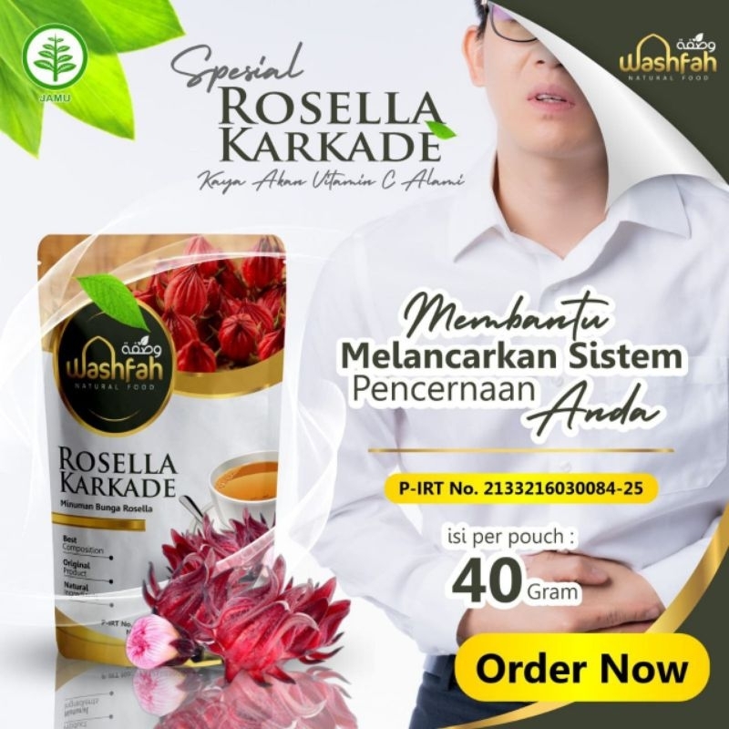 

Teh Bunga Rosella Karkade Kaya Akan Vitamin C Alami