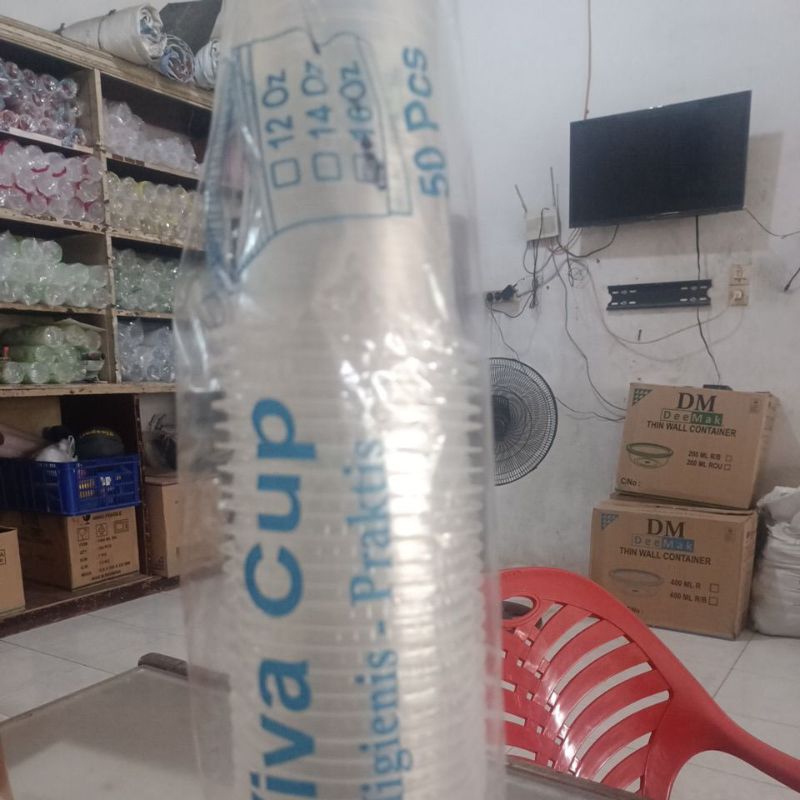 Cup minuman Viva Ukuran 16 oz