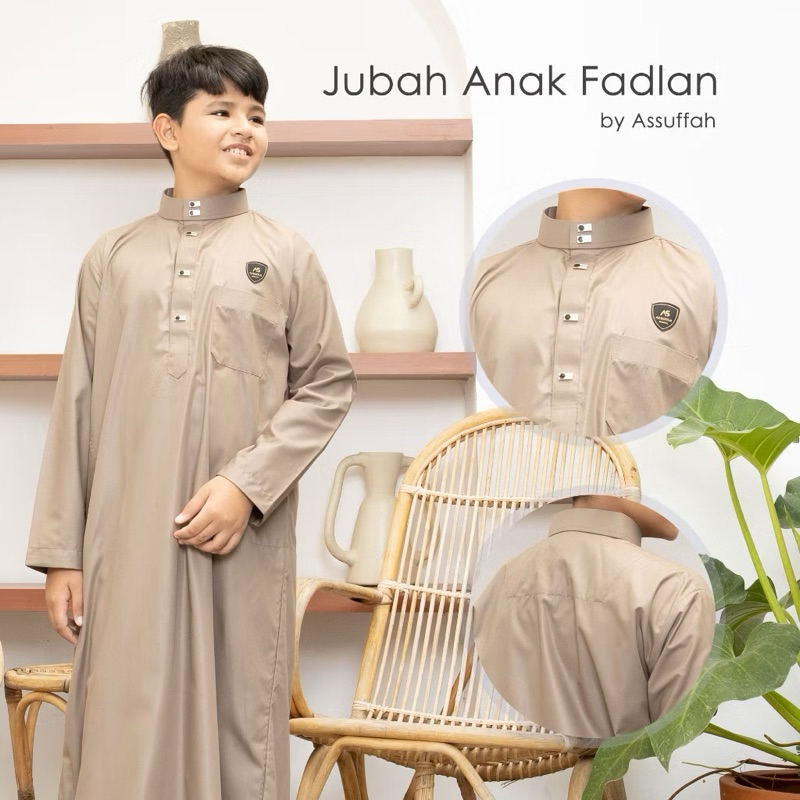 GAMIS JUBAH ANAK 1-16 THN HARMAIN FADLAN SERIES ORIGINAL ASSUFFAH