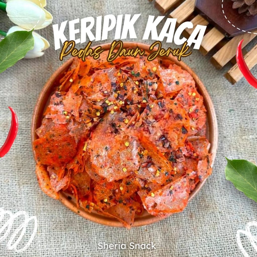 

Keripik Kaca Pedas Daun Jeruk 200gr & 500gr - Renyah dan Gurih