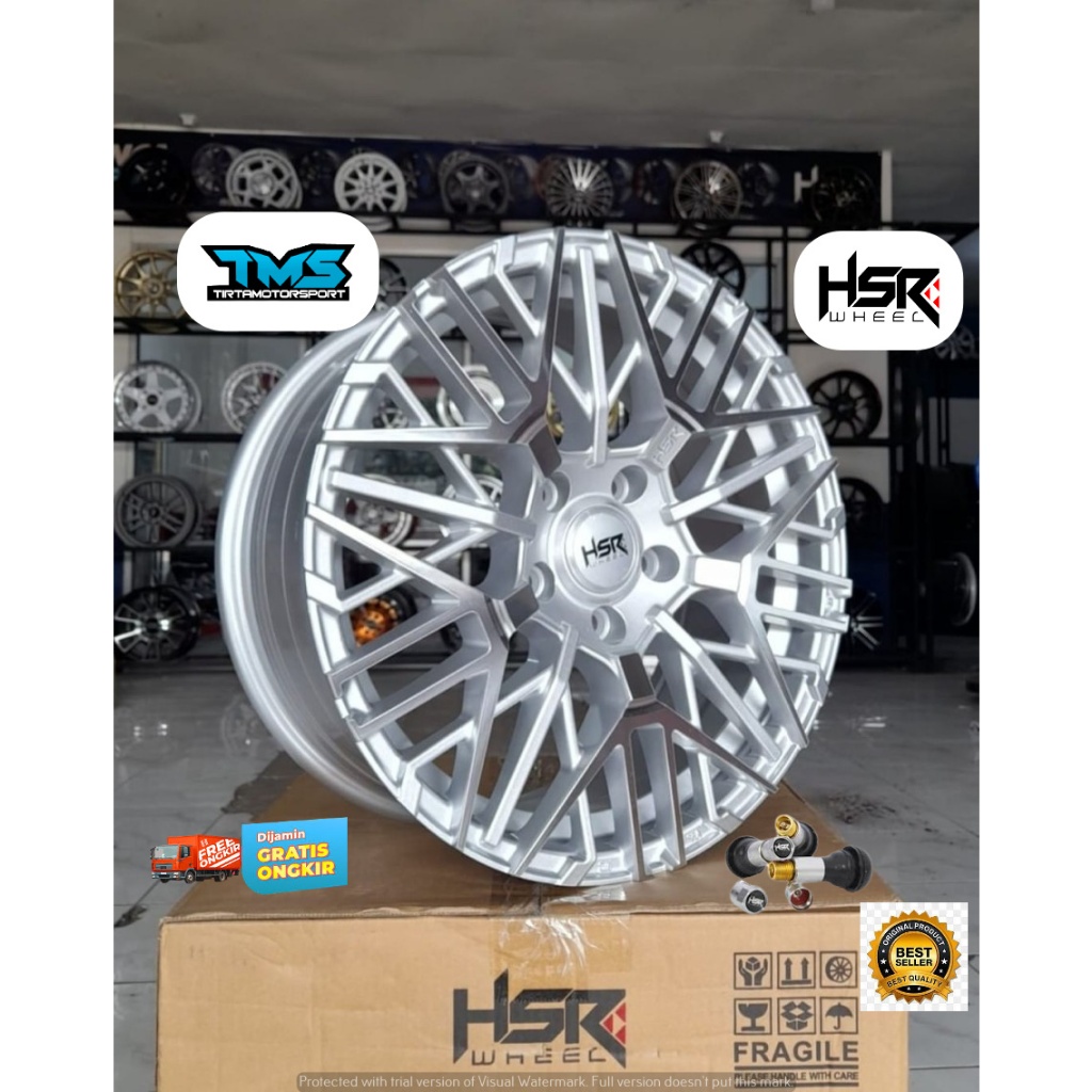 Promo Velg Mobil Suv Ring17 HSR BENAWA - Innova Rush Voxy Nav1 Hilux Scroos Sx4 Sportage Santafe Chr