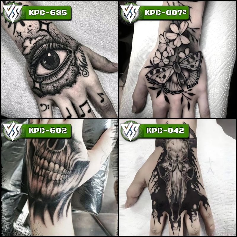 [KPC] Tatto Temporer kekinian pergelangan tangan kepal tangan