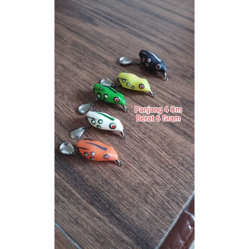 Soft frog umpan casting gabus dan toman