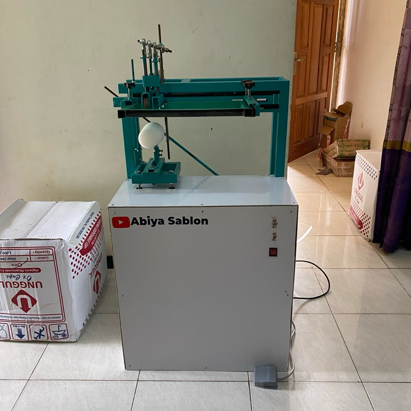 MESIN SABLON CUP OTOMATIS - FREE SCREEN - FREE MOLDING - SATU WARNA - CUP JUMBO