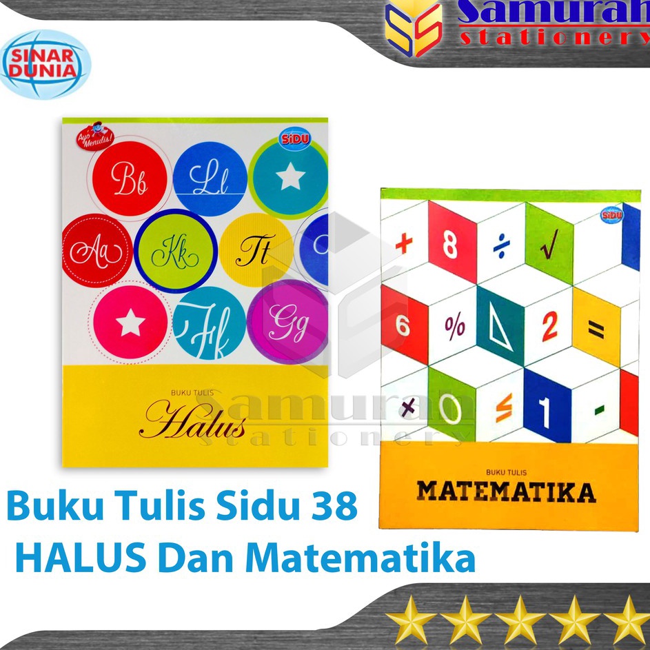 

Buku Tulis Sidu 38 Lembar Garis 3 Matematika Kotak sinar dunia 38 STM HLS ZVGTT7465