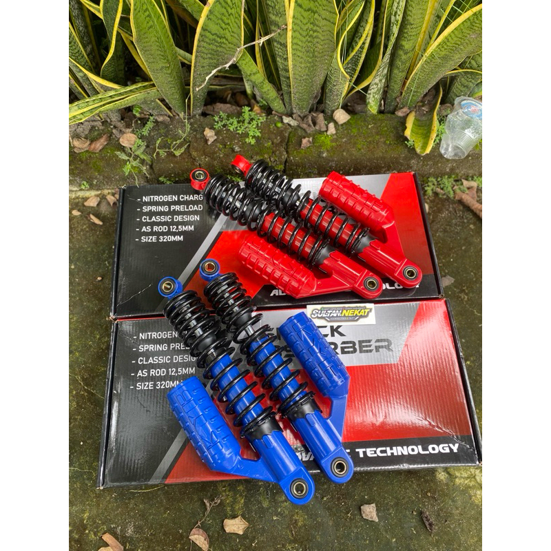 shock skok belakang kyb rzr warna lengkap uk 320 mm skok kyb import rzr