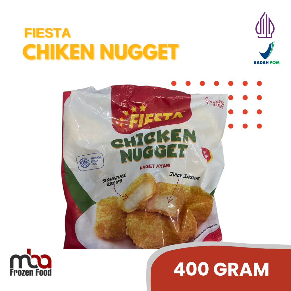 

FIESTA Chicken Nugget/Nugget Ayam 400Gr