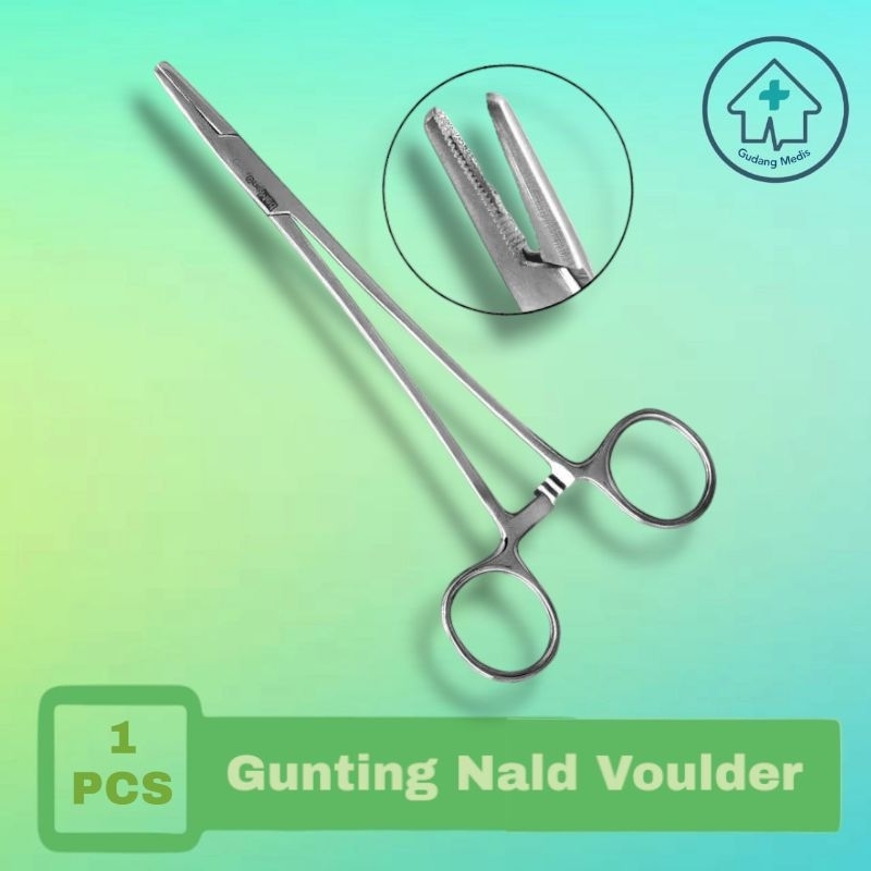 Gunting Needle Holder Stainless Naldfuder Nald Voeder