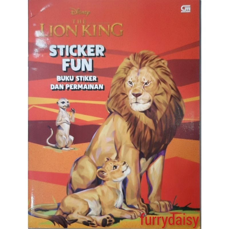 The Lion King Sticker Fun (Buku Stiker dan Permainan)