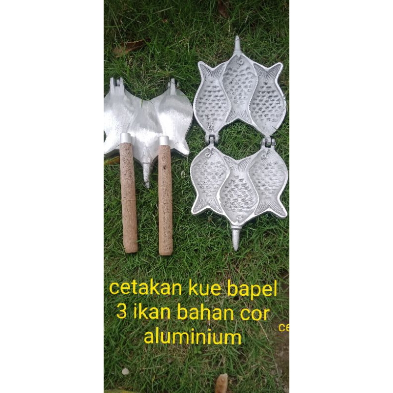 cetakan kue bapel ikan