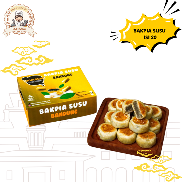 

BAKPIA SUSU KHAS BANDUNG - BASAH ISI [ 20 ]