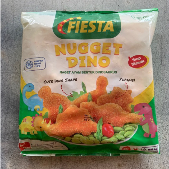 

Nugget Dino Fiesta 400g (AREA SUMBAR)