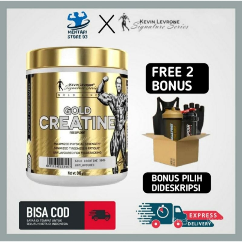 Kevin Levrone Gold Creatine monohydrate 300gr 60 serving creatine monohydrate kevin levrone