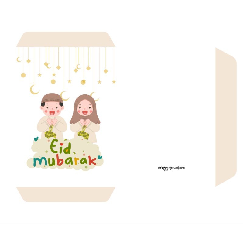 

Amplop lebaran kekinian isi 50 Pcs Plastik Mika