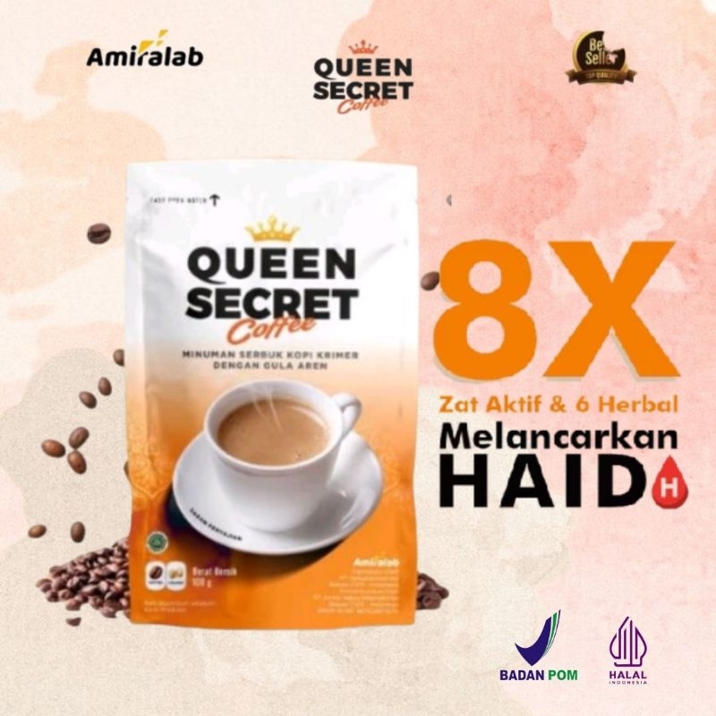 

Amirlab Queen Secret Coffee Minuman Sesuai Kopi Krimer dengan Caula Aren