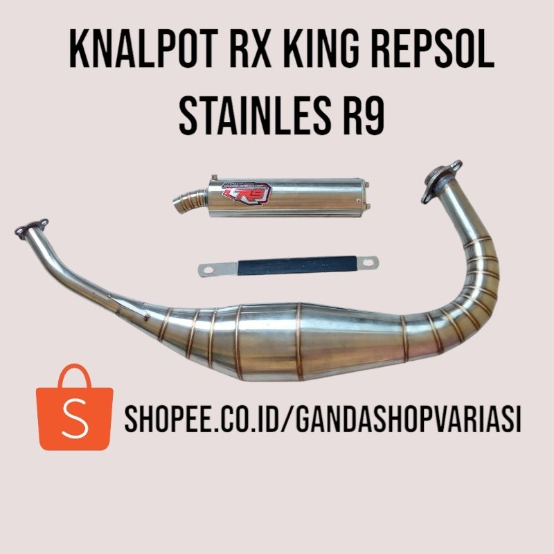 Knalpot RX King Rx Spesial model ninja stainles R9