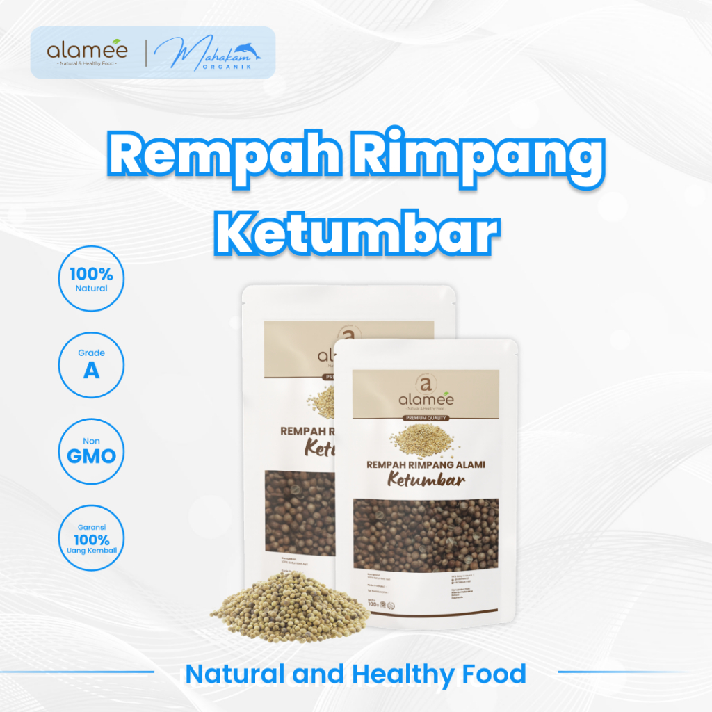 

ALAMEE Ketumbar Coriander Seed Organik Biji Rempah Utuh Rimpang Alami Spice
