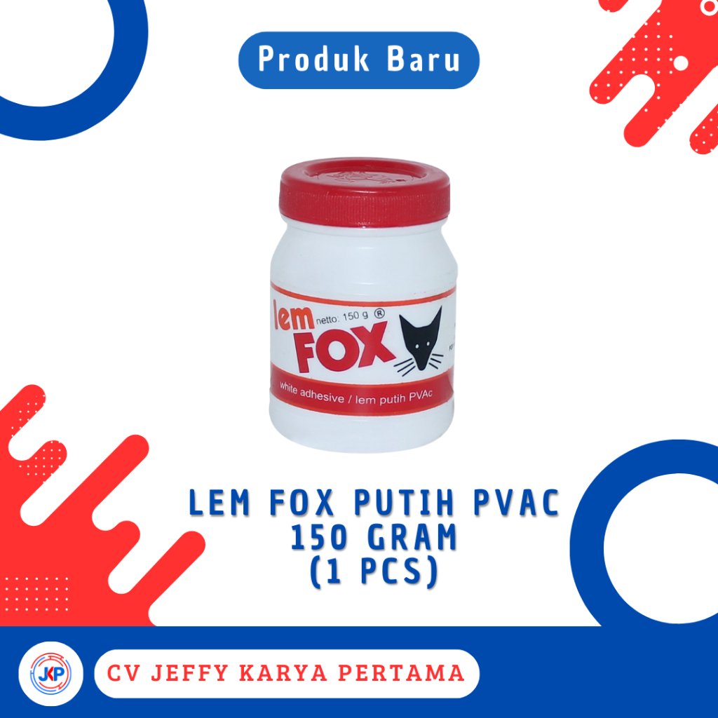 

Lem FOX Putih PVAC 150 gr (1 Pcs)