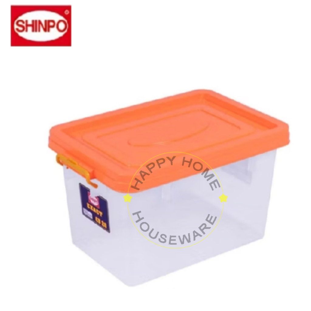 SHINPO Kotak Penyimpanan Container Plastik 20 Liter Exact / Container Box Tanpa Roda CB20