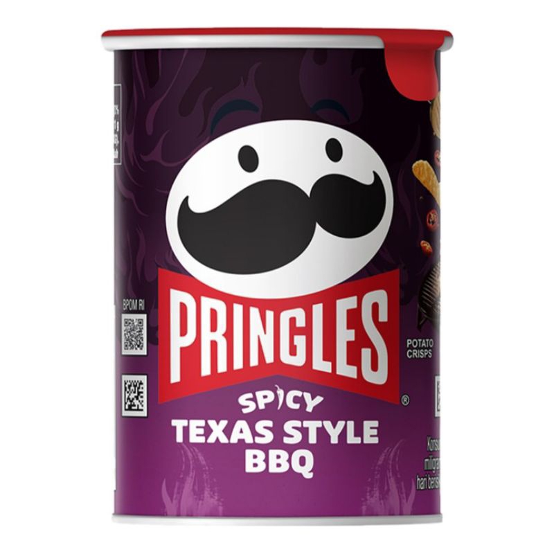 

Pringles Keripik Kentang Spicy Texas Style Barbekiu Kaleng 42 g