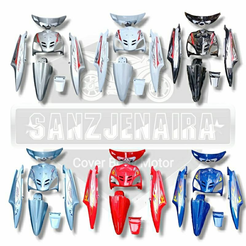 Cover Fullset Body Mio Smile Mio Sporty Cover Body Fullset Yamaha Mio Sporty Mio Smile Plus Stiker