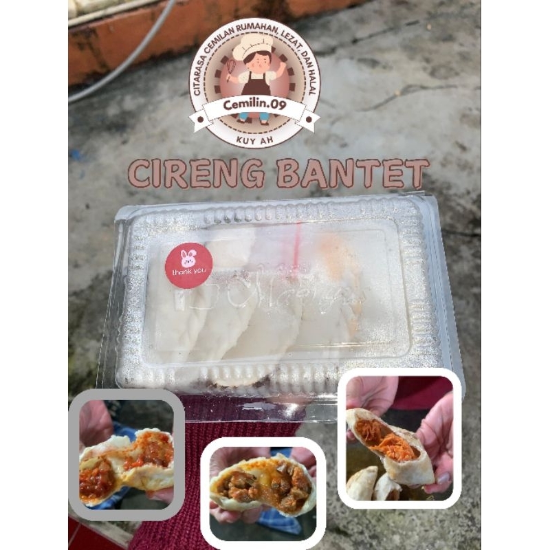 

Cireng bantet isian jando, ayam suwir,dan ati isi 5pcs