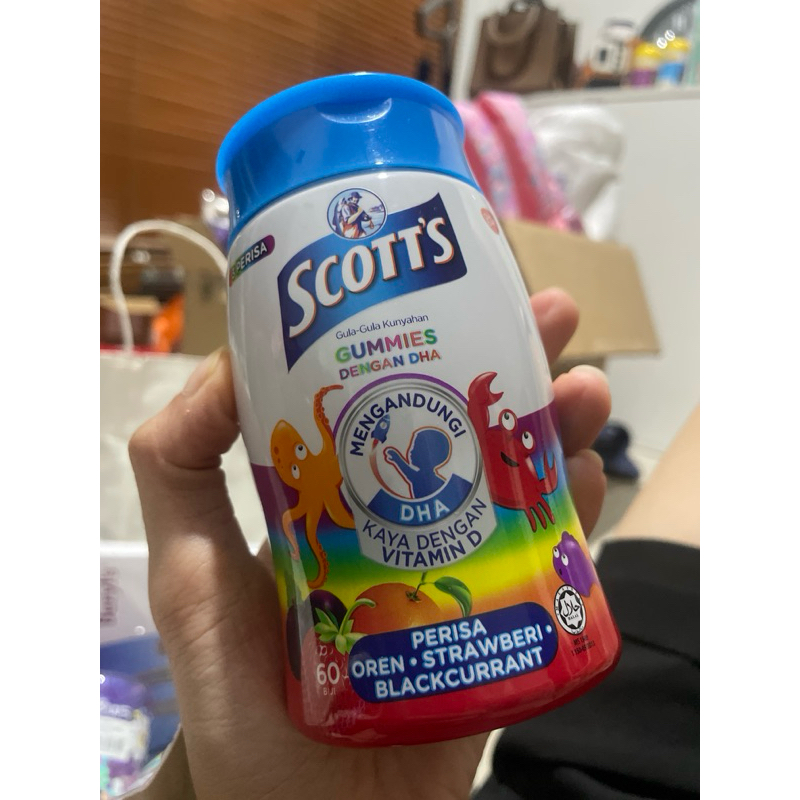 Scott's DHA Gummies / Vitamin dha anak/ gummies vitamin