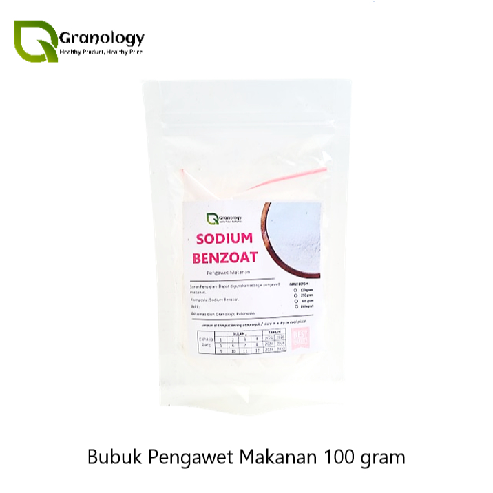 

Pengawet Makanan / Sodium Benzoat (100 gram) by Granology