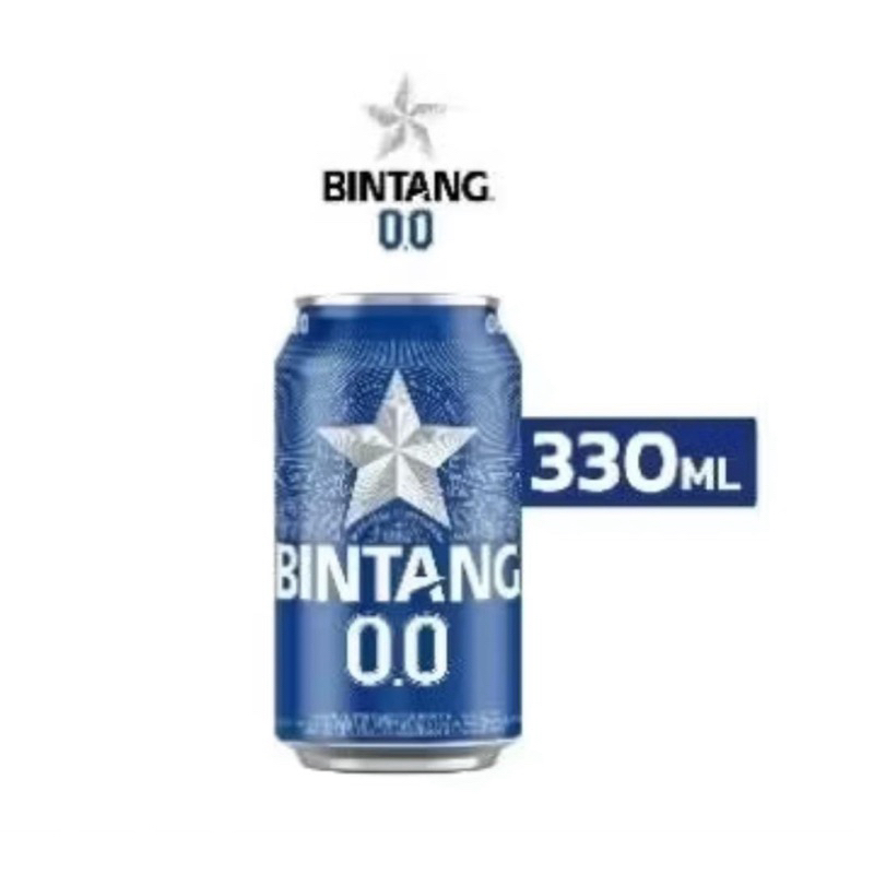 BEER BINTANG KALENG 0.0 bir zero murah 330 ml non