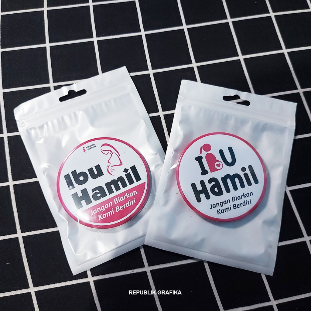 Pin Ibu Hamil- Pin Bross Priority Seat Kursi Prioritas Khusus Ibu Hamil