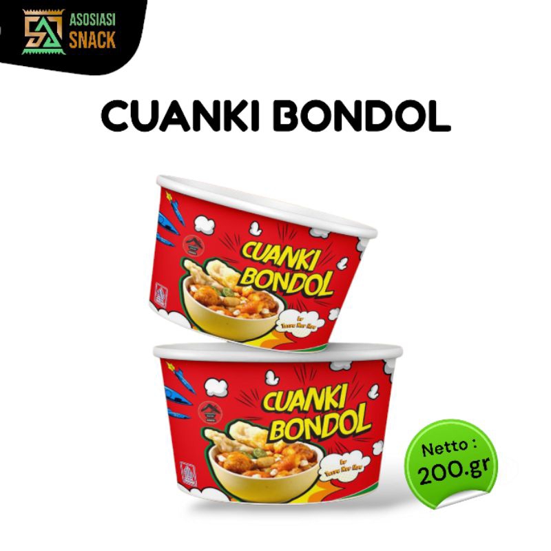 

CUANKI KULINER BONDOL seblak baso aci gurih pedas