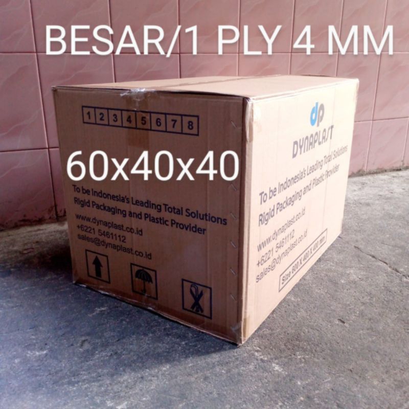 

KARDUS BEKAS/BESAR/TEBAL 1 PLY UKURAN 60X40X40 CM UNTUK PACKING BARANG PINDAHAN DLL