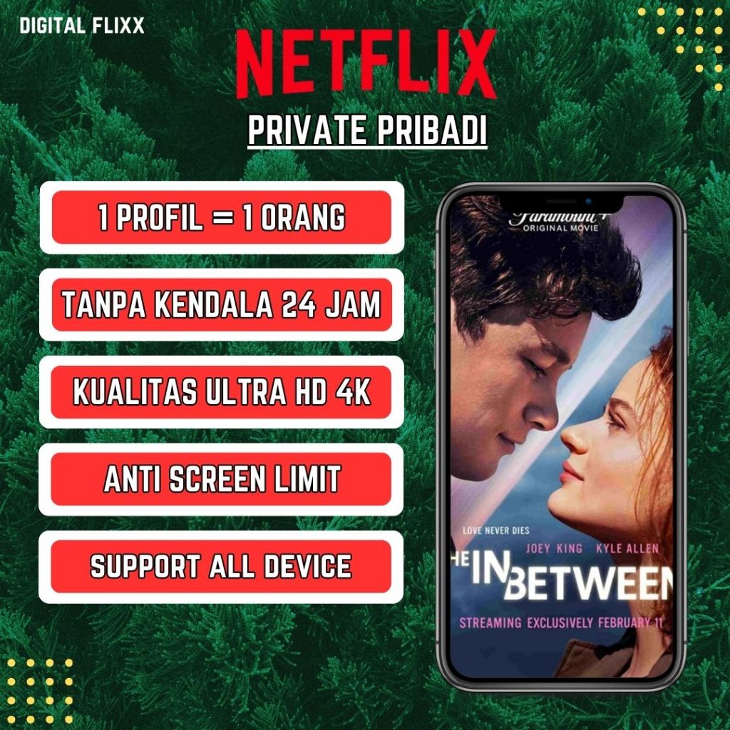 Netflix Private Pribadi DIGITALFLIXX BERGARANSI