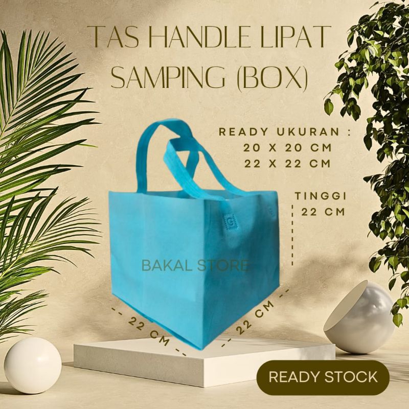Tas hajatan kotak nasi kain press UK box 22x22 Goodiebag Tas hajatan tas goodiebag kotak nasi tas be