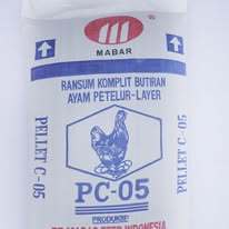 pc-05 makanan ayam / pakan ayam komplit petelur berbentuk crumble produk mabar feed kemasan @ 1 kg