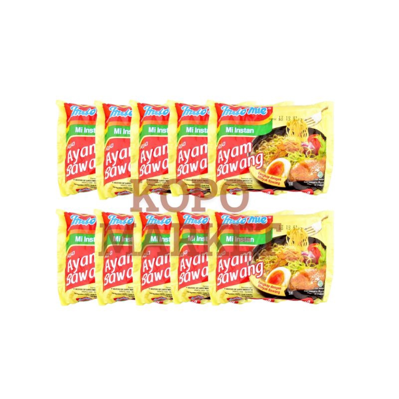 

Indomie kuah ayam bawang 10pcs/Indomie kuah/Indomie ayam bawang/mie kuah