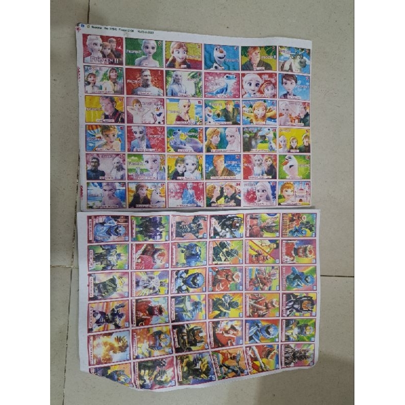 Mainan Anak Gambar gambaran,wayang kertas,umbul, Teplek jadul isi 100 gambar sama