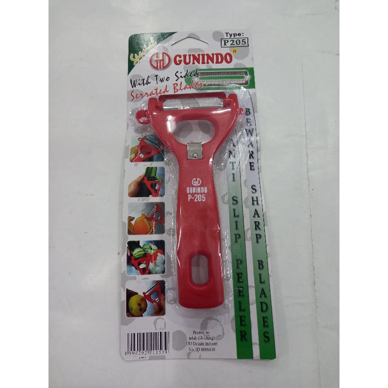 Peeler Pisau Pengupas Merk Gunindo P205