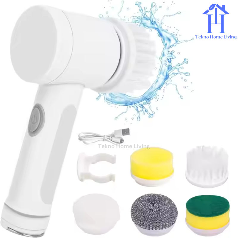 Magic Brush Sikat Pembersih Elektrik Kamar Mandi/Toilet/Dapur/Karpet Cleaning Brush