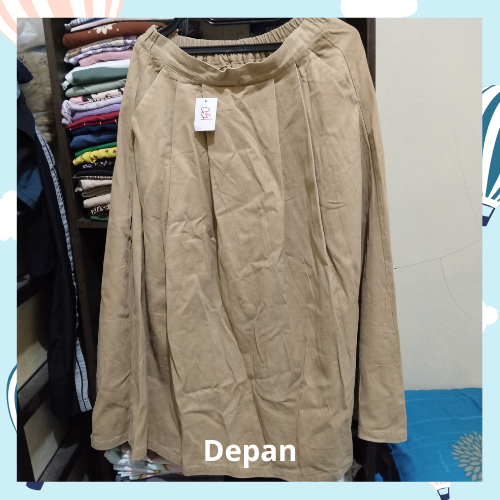 PRELOVED || ROK WANITA || BAHAN CORDUROY