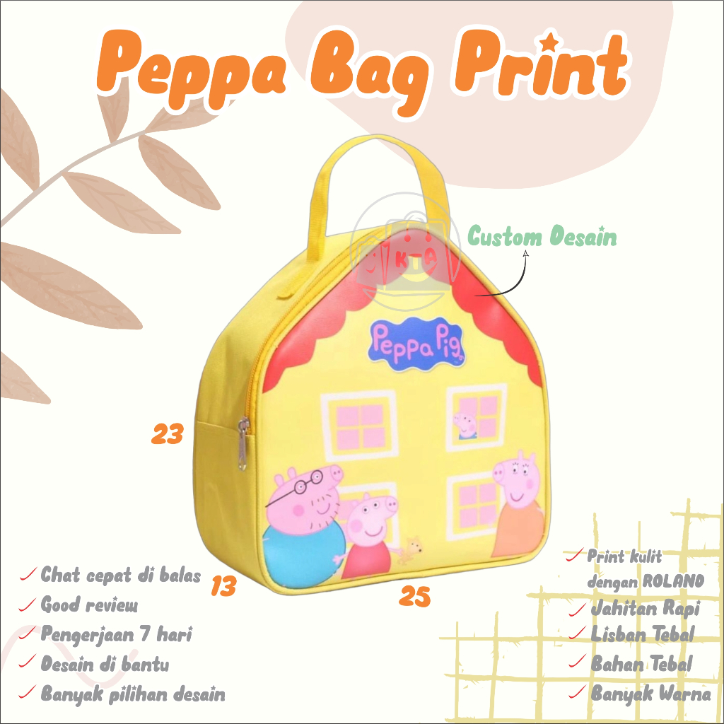 

❤️asemka77❤️GOODIE BAG ULTAH ANAK CUSTOM TAS PEPPA