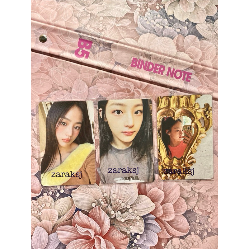 photocard minji newjeans official