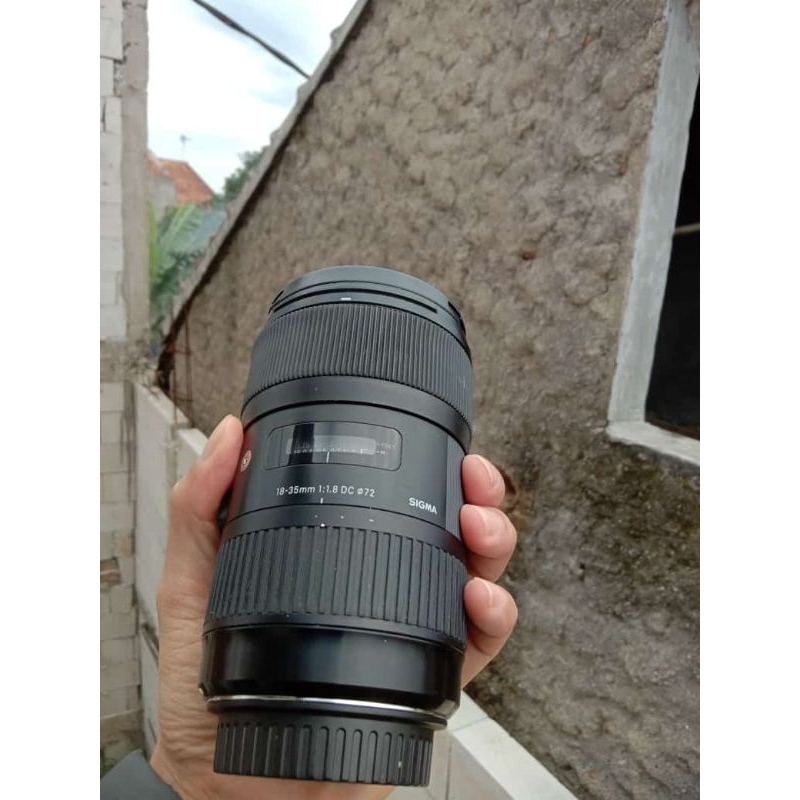 Lensa Sigma Art 18-35mm for canon