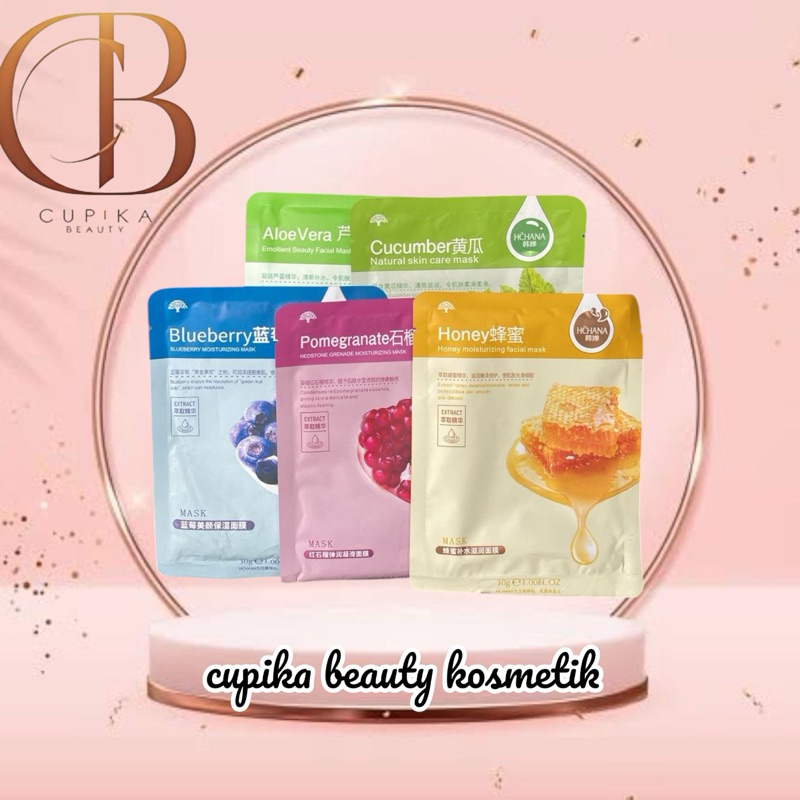 ada grosir [c,ez] ROREC HCHANA SHEET MASK - MASKER WAJAH KOREA ROREC