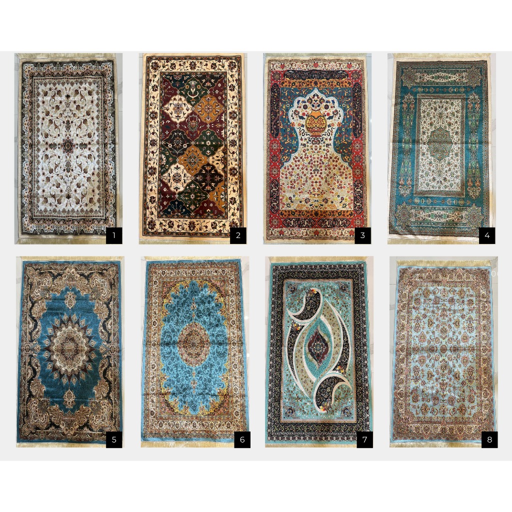 Sajadah Silk Turkey Original Ottoman - Desain Elegan dan Mewah