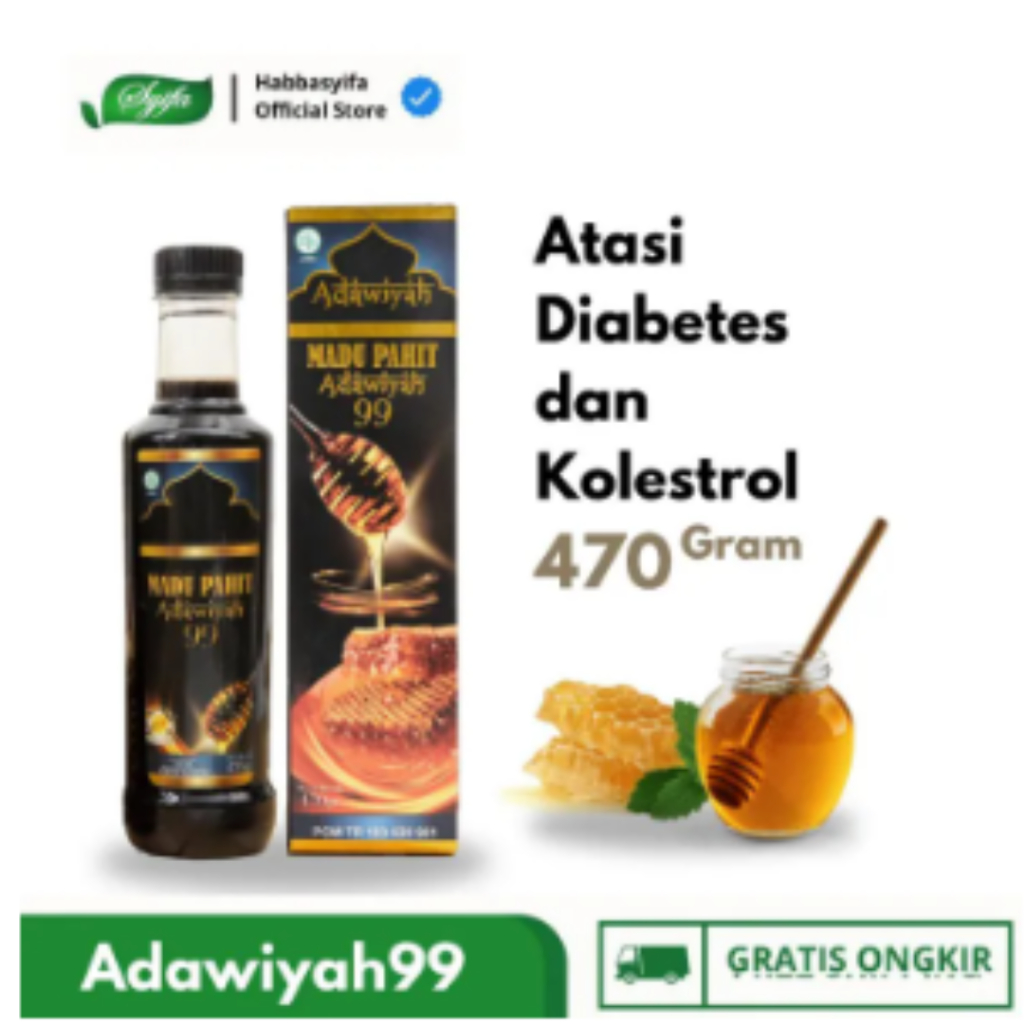 

MADU HITAM PAHIT ADAWIYAH 99 1 BOTOL 470GR ORIGINAL ADAWIYAH 99