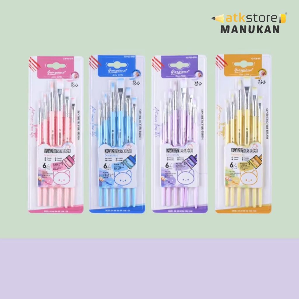 

Kuas Lukis GIORGINE Paint Brush G-P20