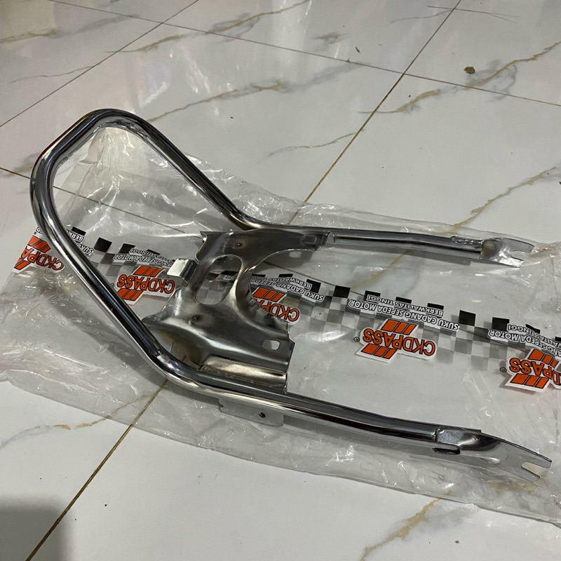 BEGEL BEHEL JOK BELAKANG YAMAHA RX-KING STANDAR MODEL ORI CHROME